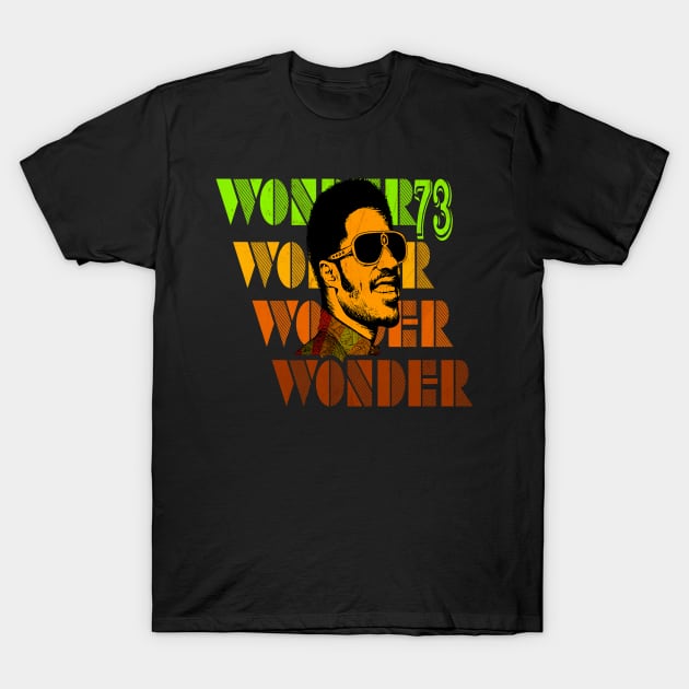 Stevie Wonder 73 // Retro Style T-Shirt by Kiranamaraya